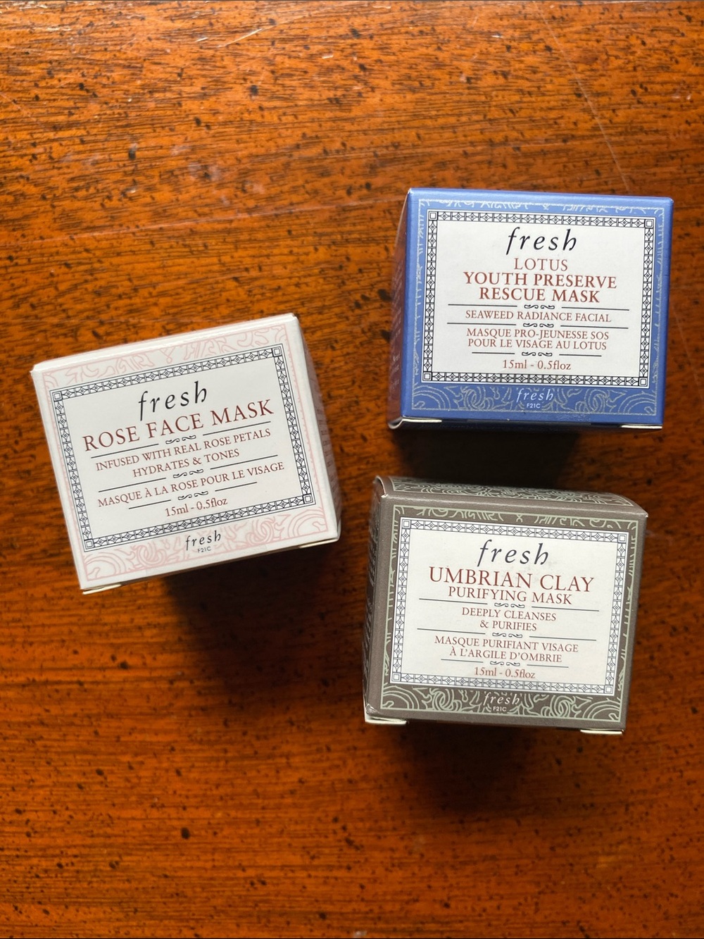 fresh Face Mask Trio — Pink, Blue, Gray